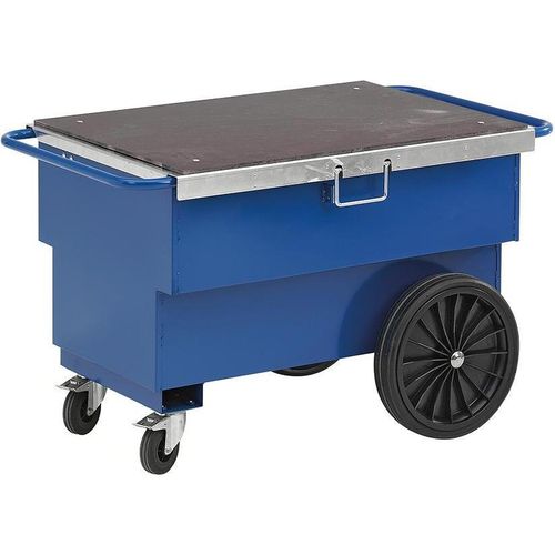 Werkzeugwagen Handwagen 400 kg, 1.260 x 760 x 720 mm, 300 Liter, blau