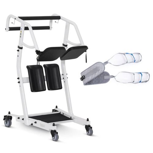 M MCombo Patientenlifter mit Transfergurt, Aufstehhilfe Bett Senioren, Pflege & Hilfsmittel Transferhilfe 180KG, Gehhilfe Rollstuhl, STA447