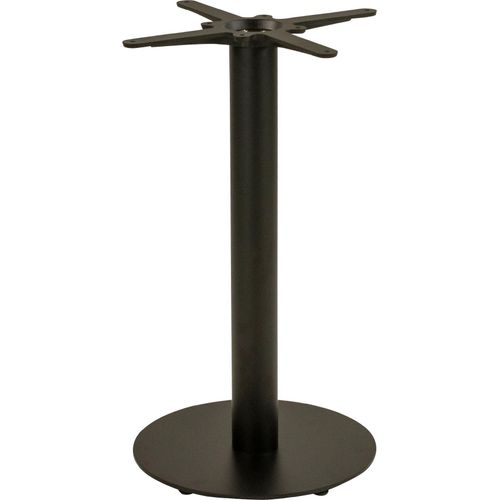 Tischgestell Bistrotische & Esstische Standfuß rund Einzelsäule 60x60x72 cm schwarz