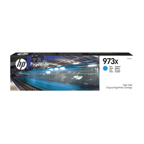 Original HP PageWide Pro 470 Series (F6T81AE / 973X) Druckerpatrone Cyan
