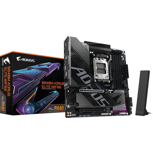 GIGABYTE Mainboard B840M AORUS ELITE WIFI6E