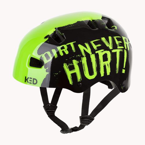KED Kinderhelm 5 FORTY, grün-schwarz
