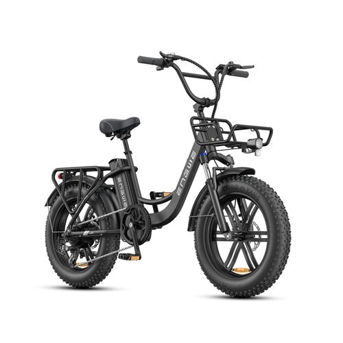 ENGWE E Bike, City E-Bike & E-Hollandrad mit 48V 13Ah Akku bis zu 150km, 20*4.0 Zoll, SHIMANO 7-Gang, 250w Motor&25km/h, LCD-Display, L20/L20 Boost