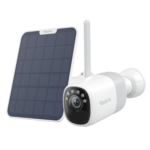 Reolink Altas+Solarpanel, 2K 4MP Überwachungskamera, langlebig 20000mAh Akku, Dual-Band Wi-Fi 6, ColorX-Nachtsicht, KI-Erkennung, 10s Voraufzeichnung