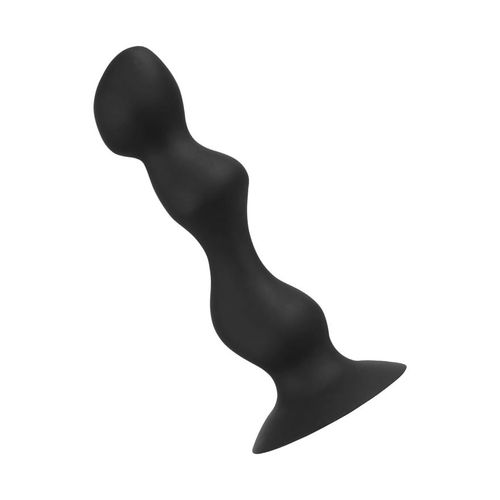 Dildo mit innenliegenden Kugeln aus Silikon, 19 cm