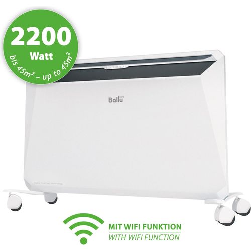 Konvektor Heizgerät Elektroheizung WiFi Digital 2200Watt Elektroheizung Rapid 2200W