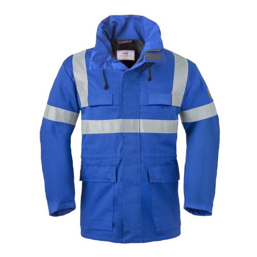 HAVEP 5safety Parka Jacke 40070 Weizen blau Größe XL