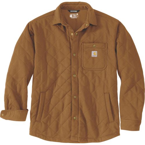 Carhartt Herren Hemdjacke Quilted Snap Front Shirt Jac | 107270, Farbe:carhartt® brown, Größe:XL