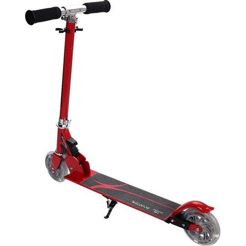 Scooter Roller Tretroller Kinderroller Cityroller klappbar bis 70KG-rot