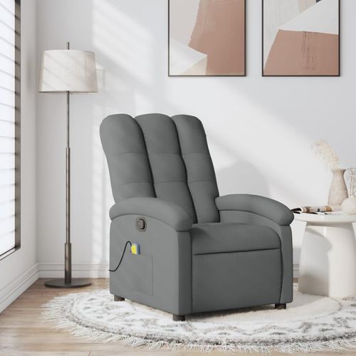 Langlebige Massage-Relaxsessel, Stoff, Dunkelgrau,Fernseh- & Relaxsessel Möbel63535