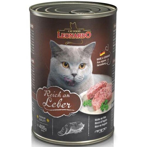 Leonardo Leber 6 x 400g Dose Feuchtnahrung fÃ¼r Katzen