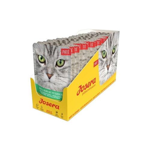 Josera Cat Pate Ente &amp, Huhn mit Petersilie 16 x 85g