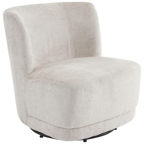 Mid.you Sessel , Beige , Textil , 65x73x75 cm , Sitzfläche 360° drehbar , Wohnzimmer, Sessel, Polstersessel