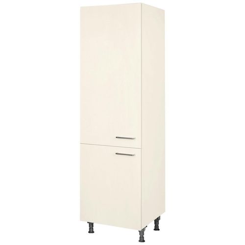 Nobilia Geschirrschrank Touch , Magnolie , Metall , 5 Fächer , nur wie online abgebildet bestellbar , 60x216.6x58 cm , Blauer Engel, Pefc, Goldenes M,
