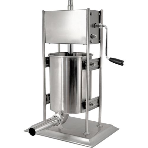 Zelsius Profi Wurstfüllmaschine, 10 Liter, Edelstahl Wurstfüller