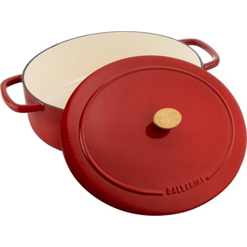 Ballarini Bellamonte 75003-566-0 Cocotte, 31 Cm Rot Oval Gusseisen Rot