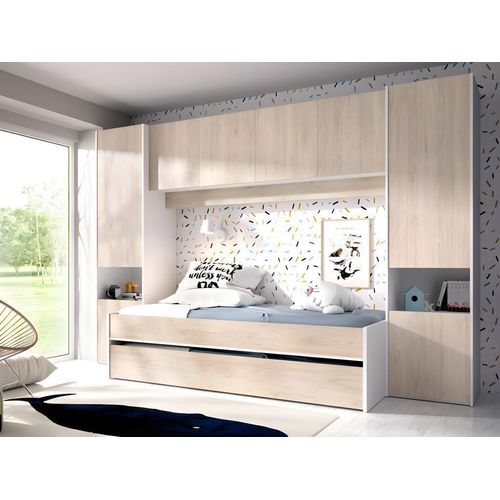 Kinder-Rollbett mit viel Stauraum 90 x 190 cm