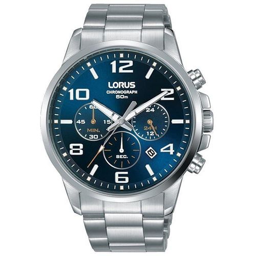 Chronograph Lorus Versilbert/Stahl Mit Schraube Kollektion Sports - mann