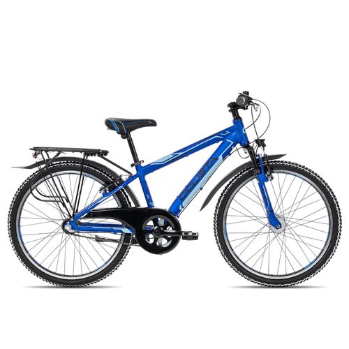 Ciclista Adventure 3 24 sportliches Kinderfahrrad mit Gepäckträger 24 Zoll Hellblau 34 cm