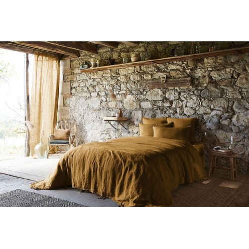 Bettbezug 240 x 220 cm SOLINE Karamell