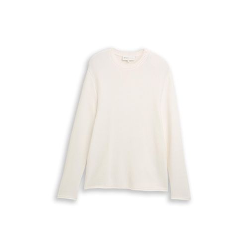 TOM TAILOR DENIM Herren Relaxed Fit Strickpullover, braun, Uni, Gr. XL Image