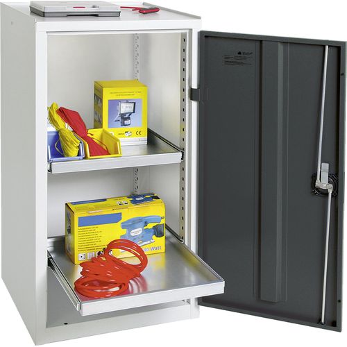 Stumpf Werkzeug- und Materialschrank 3000, RAL 7035/7016, 2 Wannen