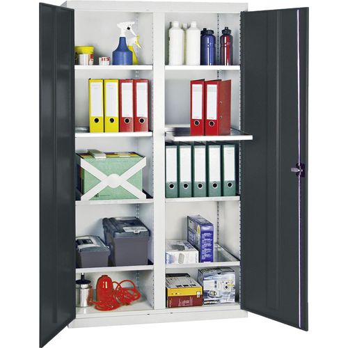 Stumpf Werkzeug- und Materialschrank 3000, RAL 7035/7016, 8 Wannen