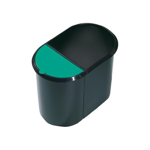 Zarges Papierkorb Duo-System schwarz/blau ; helit (H6103993)