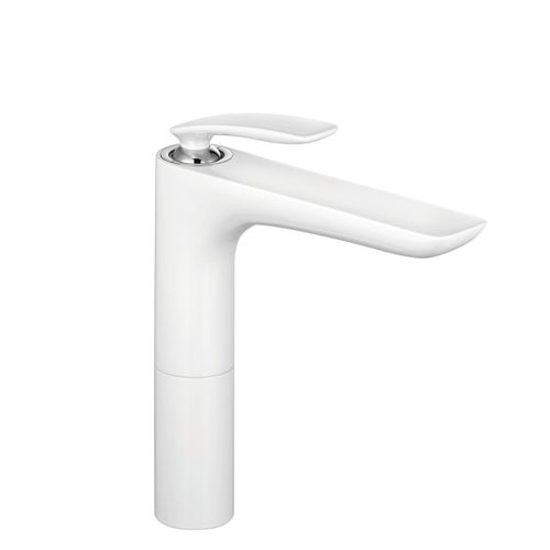 Kludi Waschschüssel-Einhandmischer BALANCE DN 15 Auslaufhöhe Unterkante 212 mm chrom/weiß