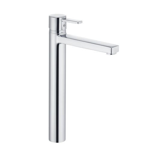 KLUDI ZENTA Waschschüssel-Einhandmischer, Auslaufhöhe 260mm, ohne Ablaufgarnitur, Chrom, 382570575