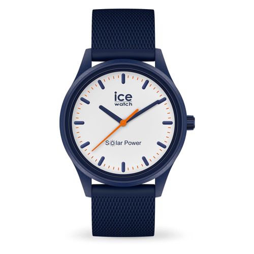 Ice-Watch 018394 ICE solar power pacific M Uhr Herrenuhr Silikon blau