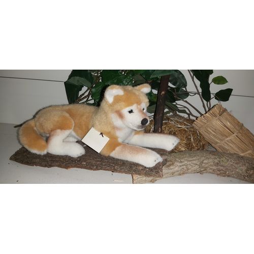 Kösen 6230 Shiba Inu Hachiko liegend Kuscheltier Plüschtier Stofftier