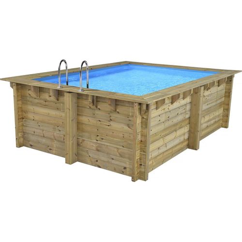 Holzpool rechteckig 