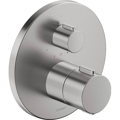 Duravit Thermostatarmatur Thermostat Unterputz, 1 Verbraucher, rund, TH4200016070