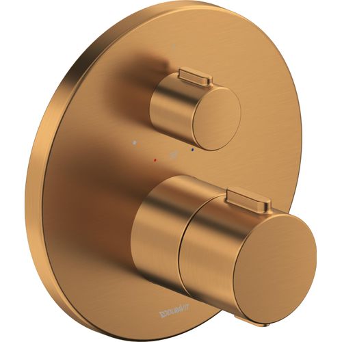 Duravit Thermostatarmatur Thermostat Unterputz, 1 Verbraucher, rund, TH4200016004
