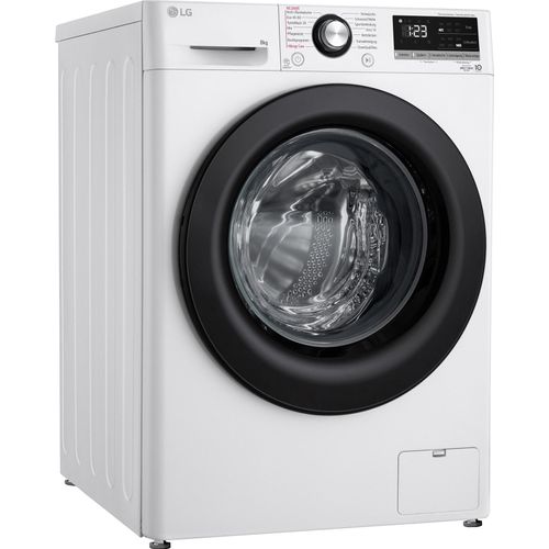Waschmaschine Serie 3 Bullaugenring: schwarz 8 kg A TurboWash® 360° LG F4WV4085