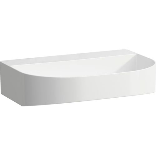 LAUFEN Sonar Aufsatzwaschtisch, ohne Hahnloch, ohne Überlauf, 600x420mm, geschliffen, H8163424001421