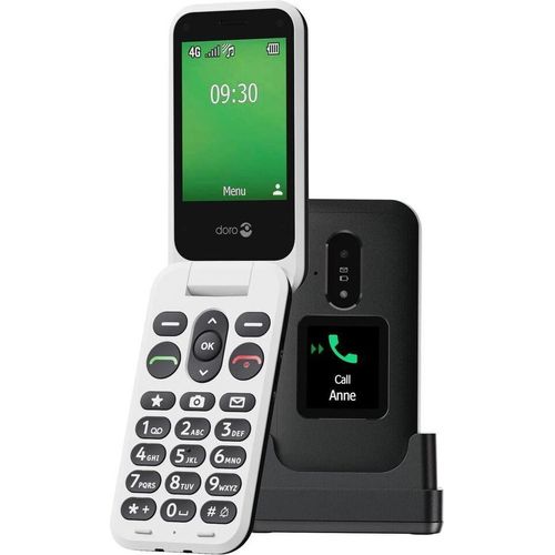 Doro Doro Leva E30, Schwarz/Weiß Handy