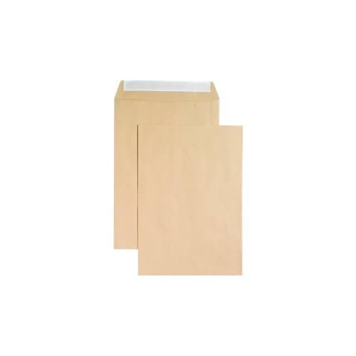 Versandtaschen Eurokuvert, DIN B4, ohne Fenster, haftklebend, 110 g/m², 250 Stück, Papier, braun