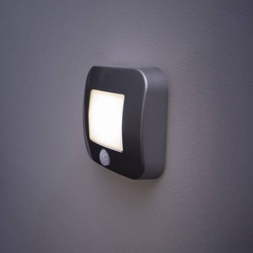 OSRAM Nachtlicht NIGHTLUX HALL, silber Sensor, Batterie IP54