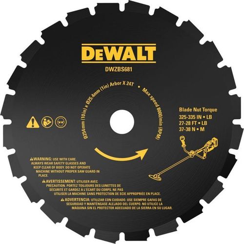 Sägeblatt DT20696 L.25cm 24Zähne