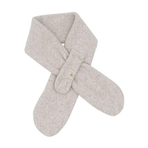 Schal MAXIMO, Baby, hellbraunmeliert, Fleece, Baumwolle, meliert, casual, Modetücher, Baumwolle, weich und wärmend