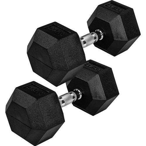 MOVIT Hexagon Kurzhanteln 2er Set 20kg, Hantel Hanteln Kurzhantelset