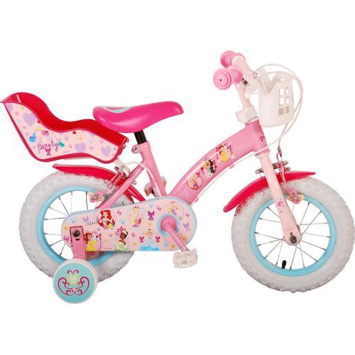 VOLARE Kinderfahrrad Disney Princess 12 Zoll, ohne Rücktrittbremse