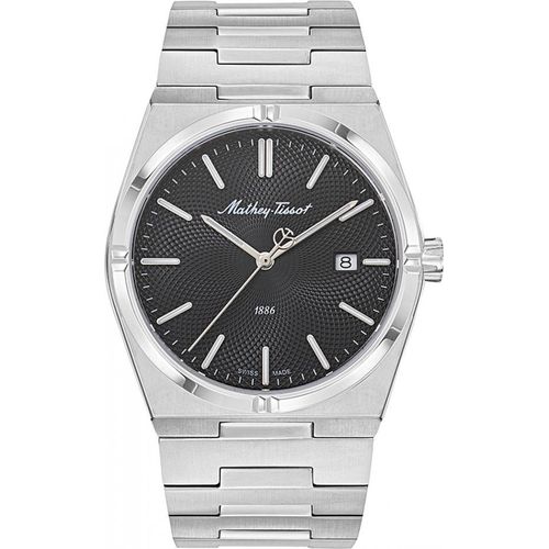 Herrenuhr MATHEY-TISSOT H118AN, klassisch aus Edelstahl.