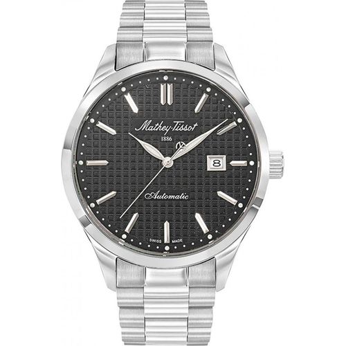 Herrenuhr MATHEY-TISSOT H411ATAN klassisch aus Stahl.