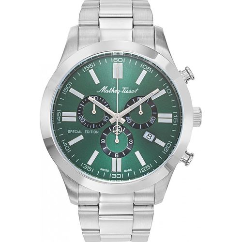 Herrenuhr MATHEY-TISSOT H455CHVE in grünem Sportdesign