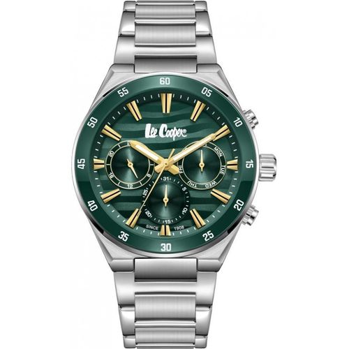 Herrenuhr LEE COOPER LC08175.370 in grünem Fashion-Stil.