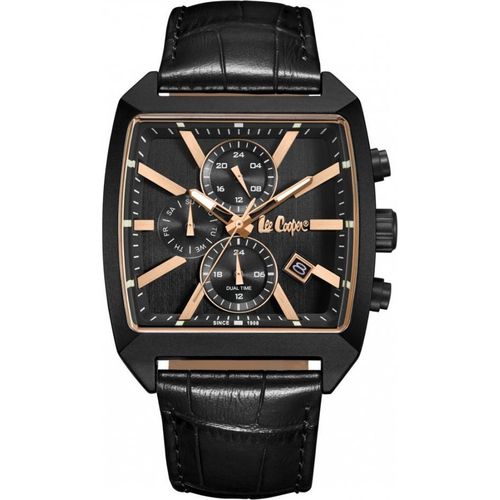 Herrenuhr LEE COOPER LC08180.651 schwarze Mode