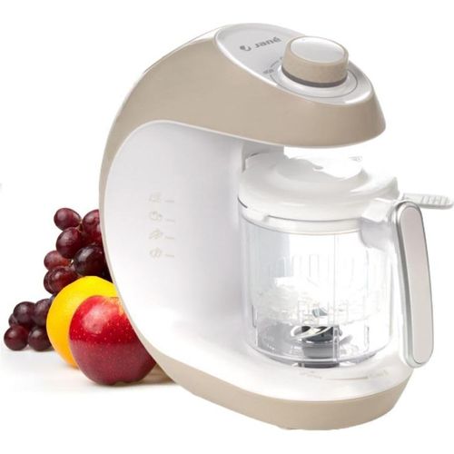 Jané Chefkiss Babynahrungszubereiter, 7-in-1-Multifunktion, Küchenmaschine, Dampfgaren, Auftauen, Aufwärmen, Sterilisieren, Mixen, Vermischen,